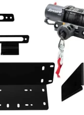 SuperATV Winch Mount & 4500 lb. Winch Kawasaki Teryx 2014-2019                                     - 45-WM-K-TRX4 - Image 4