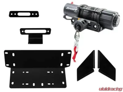 SuperATV Winch Mount & 4500 lb. Winch Kawasaki Teryx 2014-2019 - 45-WM-K-TRX4