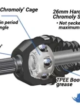 SuperATV Heavy Duty Rhino 2.0 Rear Axles Polaris RZR S 800 2009-2014                                     - AX01-026R-0 - Image 3