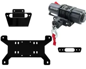 SuperATV Winch Mount and 3500 lb. Winch Can-Am Maverick X MR|X RS|X RS-DPS 2013-2016