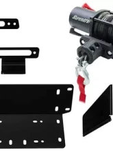 SuperATV Winch Mount and 3500 lb. Winch Kawasaki Teryx 4 2008-2017                                     - 35-WM-K-TRX4 - Image 4