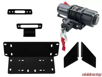 SuperATV Winch Mount and 3500 lb. Winch Kawasaki Teryx 4 2008-2017 - 35-WM-K-TRX4