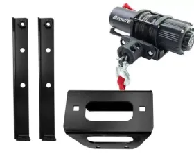 SuperATV Winch Mount and 3500 lb. Winch Polaris RZR 2008-2014