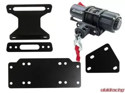SuperATV Winch Mount and 3500 lb. Winch Yamaha Viking 2014-2017 - 35-WM-Y-V