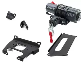 SuperATV Winch Mount and 3500 lb. Winch Polaris RZR XP Turbo 2017-2018