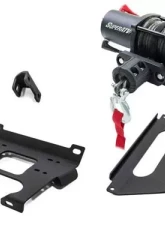 SuperATV Winch Mount and 3500 lb. Winch Polaris RZR XP Turbo 2017-2018                                     - 35-WM01-001-00 - Image 4