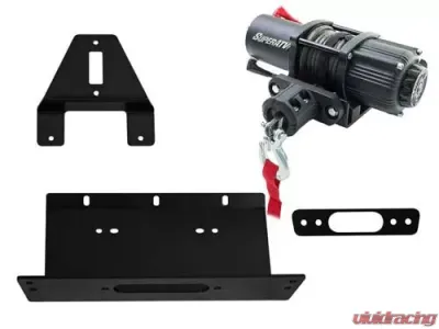 SuperATV Winch Mount and 3500 lb. Winch Polaris Ranger XP 2010-2013 - 35-WM-P-RAN-09XP