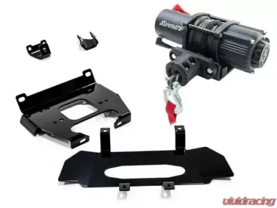 SuperATV Winch Mount and 3500 lb. Winch Polaris RZR 1000 2019 - 35-WM-P-RZR1K-00