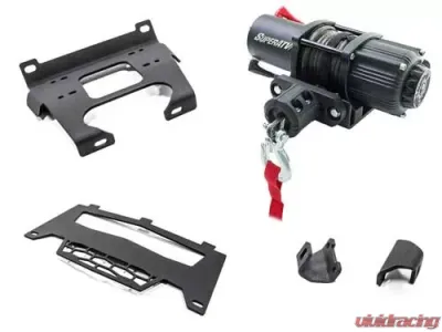 SuperATV Winch Mount and 3500 lb. Winch Polaris RZR XP 1000 2016 - 35-WM-P-XPT-00