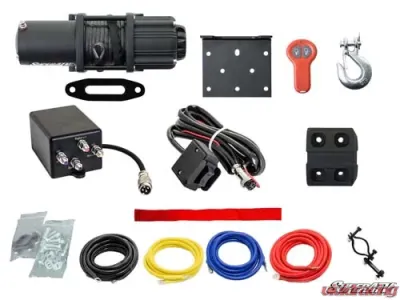 SuperATV Winch Mount and 3500 lb. Winch Can-Am Commander 2014-2019 - 45-WM-CA-COM