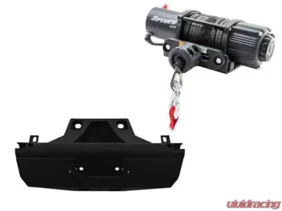 SuperATV Winch Mount and 4500 lb. Winch Can-Am Maverick X3 2016-2021 - 45-WM-CA-X3-00