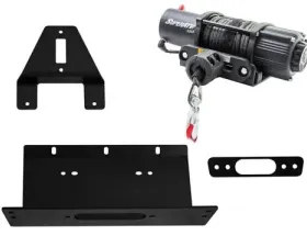 SuperATV Winch Mount & 4500 lb. Winch Ranger XP 500|800 09-19