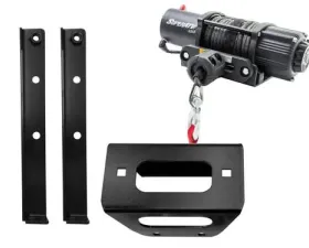 SuperATV Winch Mount & 4500 lb. Winch Polaris RZR 800 2008-2014