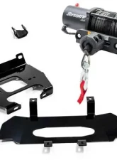 SuperATV Winch Mount & 4500 lb. Winch Polaris RZR XP Turbo 2019                                     - 45-WM-P-RZR1K-00 - Image 6