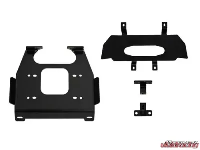 SuperATV Winch Mount & 4500 lb. Winch Polaris RZR XP Turbo 2019 - 45-WM-P-RZR1K-00