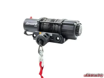 SuperATV Winch Mount & 4500 lb. Winch Polaris RZR XP Turbo 2019 - 45-WM-P-RZR1K-00