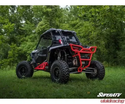 SuperATV 3-inch Long Travel Kit Chromoly Tubed Black Polaris RZR XP 1000 | RZR XP 4 1000 2014-2020 - LTK-P-RZR1K-CHC-R2-02