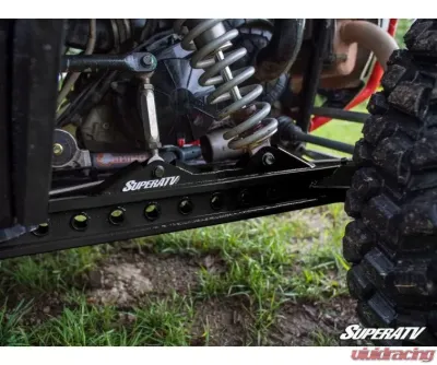 SuperATV 3-inch Long Travel Kit Chromoly Tubed Black Polaris RZR XP 1000 | RZR XP 4 1000 2014-2020 - LTK-P-RZR1K-CHC-R2-02