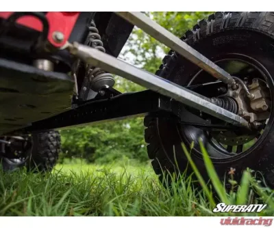 SuperATV 3-inch Long Travel Kit Chromoly Tubed Black Polaris RZR XP 1000 | RZR XP 4 1000 2014-2020 - LTK-P-RZR1K-CHC-R2-02