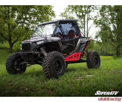 SuperATV 3-inch Long Travel Kit Chromoly Tubed Black Polaris RZR XP 1000 | RZR XP 4 1000 2014-2020 - LTK-P-RZR1K-CHC-R2-02