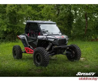 SuperATV 3-inch Long Travel Kit Chromoly Tubed Black Polaris RZR XP 1000 | RZR XP 4 1000 2014-2020 - LTK-P-RZR1K-CHC-R2-02