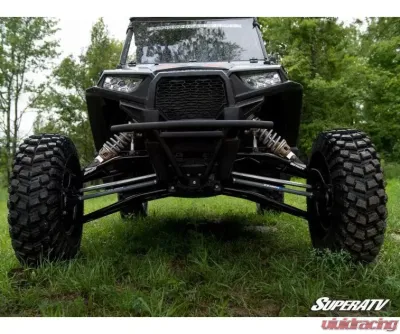SuperATV 3-inch Long Travel Kit Chromoly Tubed Black Polaris RZR XP 1000 | RZR XP 4 1000 2014-2020 - LTK-P-RZR1K-CHC-R2-02