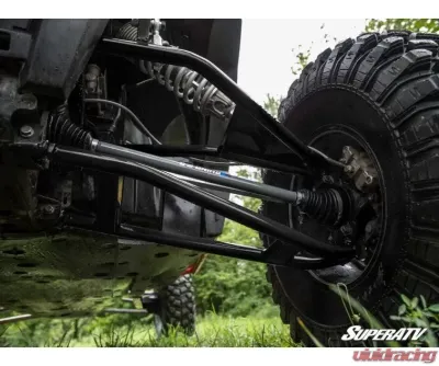 SuperATV 3-inch Long Travel Kit Chromoly Tubed Black Polaris RZR XP 1000 | RZR XP 4 1000 2014-2020 - LTK-P-RZR1K-CHC-R2-02