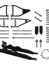 SuperATV 3-inch Long Travel Kit Chromoly Tubed Black Polaris RZR XP 1000 | RZR XP 4 1000 2014-2020                                     - LTK-P-RZR1K-CHC-R2-02 - Image 11