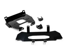 SuperATV Winch Mounting Plate Polaris RZR XP Turbo 2017-2018