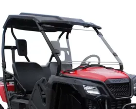 SuperATV Scratch Resistant Full Windshield Honda Pioneer 500 2015+