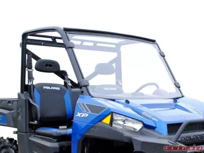 SuperATV Full Windshield Scratch Resistant Polaris Ranger Full Size 570 - WS-P-RAN-001-70