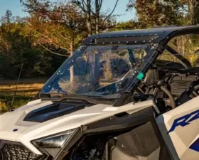 SuperATV Scratch Resistant Flip Windshield Polaris RZR PRO XP 2020