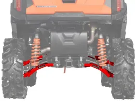 SuperATV High Clearance Rear Offset A-Arms Orange Polaris RZR S 900 2015+
