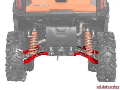 SuperATV High Clearance Rear Offset A-Arms Orange Polaris RZR S 900 2015+ - AA-P-RZR900S-HC1.5-R-04