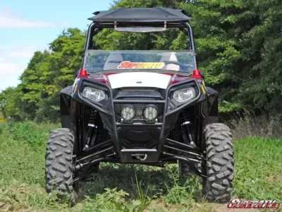 SuperATV 5 Inch RZR To RZR S Suspension Conversion Kit Phantom Remote Reservoir Black Polaris RZR 800 2008-2014 - LTK-P-RZR-5-1.5-HC/A-RR-02