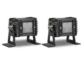 Tomar Off-Road Dual-3 LED Composite Lightbar | Wires Only