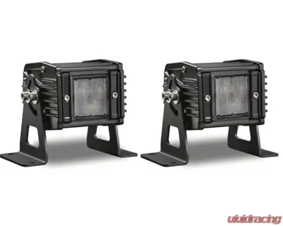 Tomar Off-Road Dual-3 LED Flood Lightbar | Wires Only - DUAL-3W-F