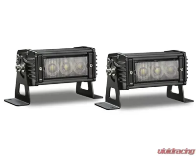 Tomar Off-Road Dual-6 LED Composite Lightbar | Waterproof Connectors - DUAL-6C-C