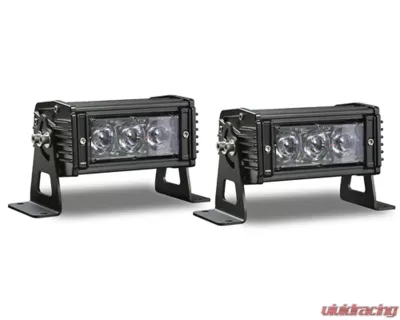 Tomar Off-Road Dual-6 LED Spot Lightbar | Wires Only - DUAL-6W-S