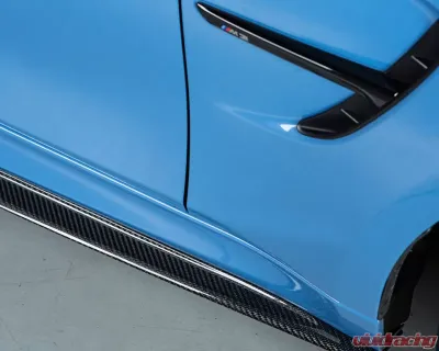 RKP Carbon Side Skirts 2x2 for BMW M3 F80 2015-2019, Stainless Steel, RKP-F80-SS-1 - RKP-F80-SS-1