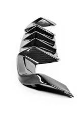 RKP Carbon Diffuser 2x2 for BMW F87 M2 2016-2021, Red, Lightweight Material                                     - RKP-F87-RD - Image 2