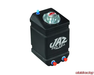 JAZ 1-Gallon Drag Vertical Fuel Cell 14"x10"x9" with -8AN Outlet - 250-001-01