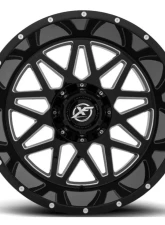 XF Off-Road XF-211 Wheel 20x10 6x135|6x139.7 -12mm Gloss Black Milled                                     - XF-211201061351397-12GBML - Image 12