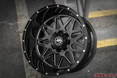 XF Off-Road XF-211 Wheel 20x10 6x135|6x139.7 -12mm Gloss Black Milled - XF-211201061351397-12GBML