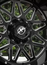 XF Off-Road XF-211 Wheel 20x10 6x135|6x139.7 -12mm Gloss Black Milled                                     - XF-211201061351397-12GBML - Image 5
