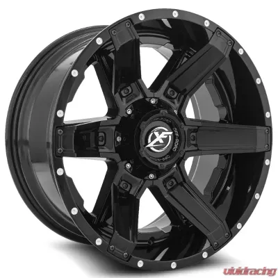 XF Off-Road XF-214 Wheel 20x9 5x127|5x139.7 12mm Gloss Black