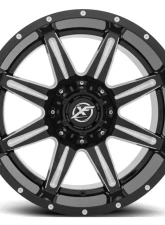 XF Off-Road XF-215 Wheel 24x12 6x135|6x139.7 -44mm Gloss Black Milled                                     - XF-215241261351397-44GBML - Image 5