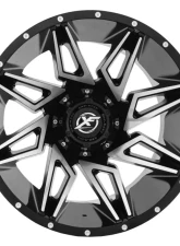 XF Off-Road XF-218 Wheel 20x10 8x165.1|8x180 -12mm Gloss Black Machined                                     - XF-218201081651180-12GBM - Image 2
