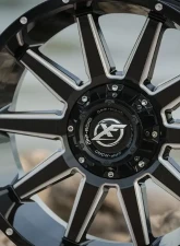 XF Off-Road XF-219 Wheel 20x12 5x150 | 5x139.7 | 5x5.5 -44mm Gloss Black Milled                                     - XF-219201251397150-44GBML - Image 3