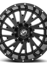 XF Off-Road XF-221 Wheel 20x10 5x127|5x139.7 -12mm Gloss Black Milled                                     - XF-221201051271397-12GBML - Image 2
